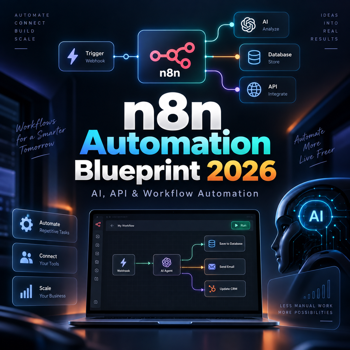 N8N Automation Blueprint 2026 – AI, API &amp; Workflow Automation Course